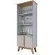 Cristaleira 4 Portas Madri 180x70 cm Off White Cinamomo BECHARA