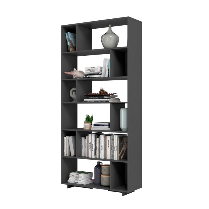 Estante Livreiro Piece Preta 90 cm