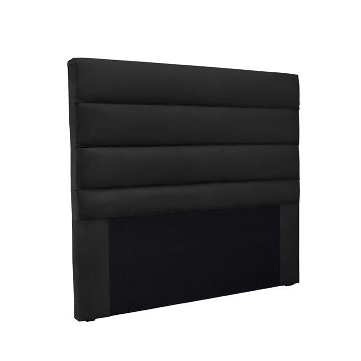 Cabeceira Queen La Italiana Veludo Preta