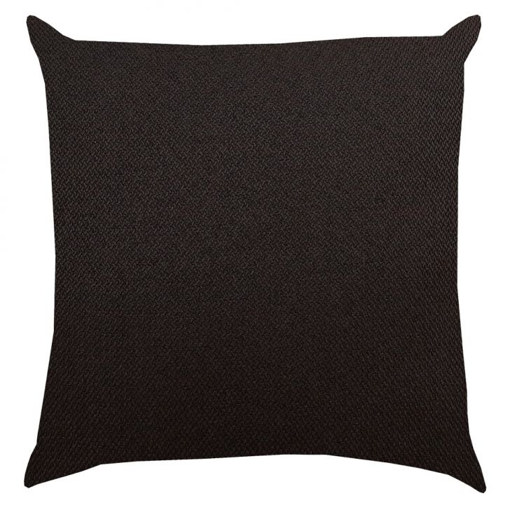 Almofada Quadrada Jet Linho Preta 43x43 cm
