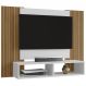 Painel Suspenso Tv 48 Pol 120 cm Navi Branco Ripado BECHARA