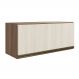 Armario Aereo Basc MDF 80 cm Kali 16341 Carvalho Toq Bianco Toq Nicioli