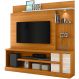 Home Theater para Tv de 55" c/ 2 Prateleiras e Led Aline Cinamomo/Off White