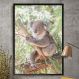 Quadro Decorativo Coala na Árvore 02-34x49Cm