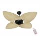 Ventilador de Teto Kovalski Nero Office 4 Pás Palmae Natural 127V com Controle