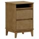 Mesa De Cabeceira 2 Gavetas 43 cm 2800 Freijo Milani Store