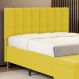 Cabeceira Nashira 195 para Cama King Z-004 Sued Amarelo Aradecor