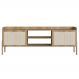 Rack Para TV 65 Pol 183 CM Pes Madeira 27930 Oslo Hanover Artesano