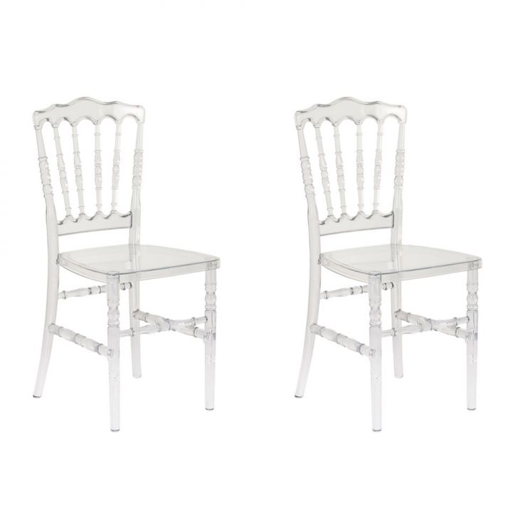 Conjunto com 2 Cadeiras Dior Cristal