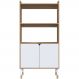 Armario Alto 2 Portas 157x80 cm 27996 Hanover Branco Artesano