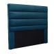 Cabeceira Decorativa Queen Size 1,60M Guess Veludo Azul Marinho G63 - Gran Belo