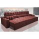 Sofá Retrátil e Reclinável 3,82m Austin com Molas no Assento Tecido Suede Velusoft Vermelho