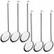 Kit 6 Escumadeiras Fritura Grande Cozinha Industrial Pastel Espumadeira Aço Inox