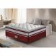 Conjunto Cama Box Casal de Molas Ensacadas D33 com Pillow TOP Cama inBox Select 138x188x70 Vinho
