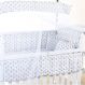 Edredom de Berço Malha 100% Algodão Antialérgico 95x140cm Soninho Cinza
