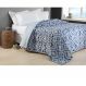 Colcha Comfort King Sunshine Azul Home Design Corttex
