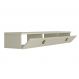 Rack Suspenso para TV até 55 Polegadas Line 2 Portas Off White 160 cm