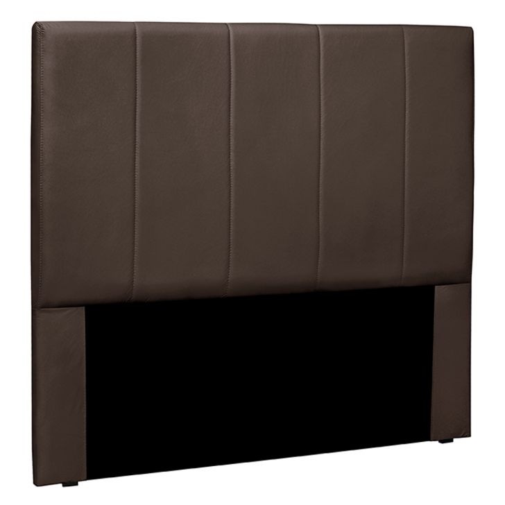Cabeceira Decorativa Queen Size 1,60M Erza Veludo Marrom G63 - Gran Belo