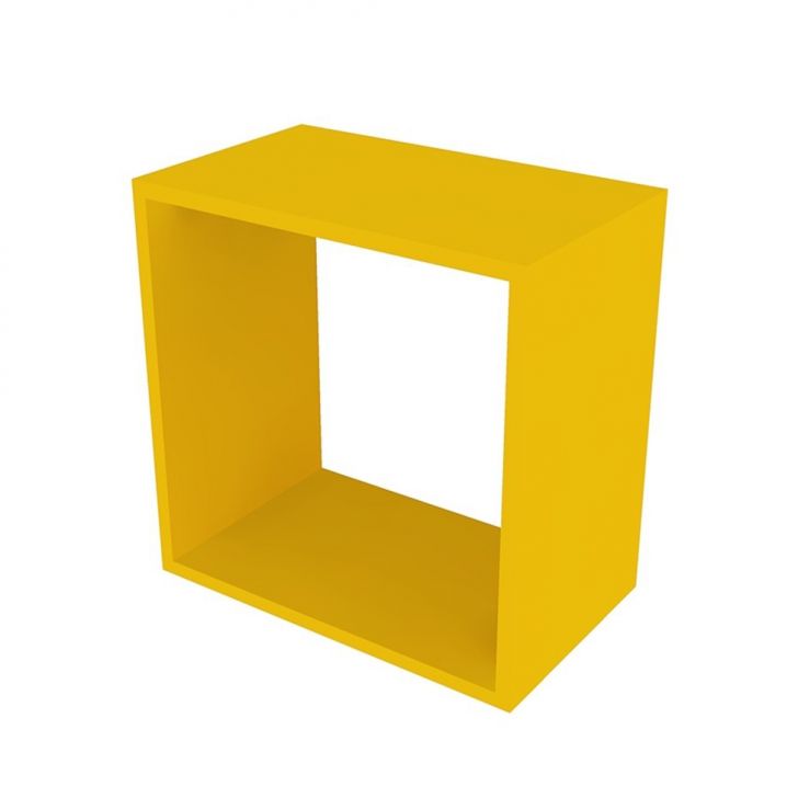 Nicho Quadrado Cubo I Amarelo