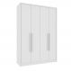 Guarda Roupa Dinamarca 4 Portas e 2 Gavetas TCIL Branco