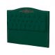 Cabeceira Casal King 195cm Decorativa Maitê Veludo Verde - Montanaris Decor