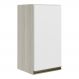 Armario Aereo 1 Porta MDF 35 cm Kali 16089 Bianco Toq Branco Uv Nicioli