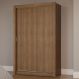 Guarda-Roupa Solteiro 2 Portas de Correr Rustic Milano Madesa