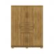 Guarda-Roupa 6 Portas 3 Gavetas England Nature