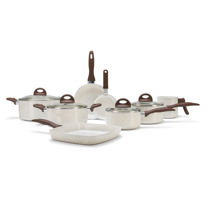 Conjunto de Panelas 8 Peças Smart Plus Vanilla