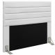 Cabeceira Cama Box Casal King 193cm Rubi D10 Corano Branco - Mpozenato