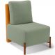 Poltrona Decorativa Sala Estar Living Pés Madeira Hungria L02 Couríssimo Whisky Bouclê Oliva - Lyam