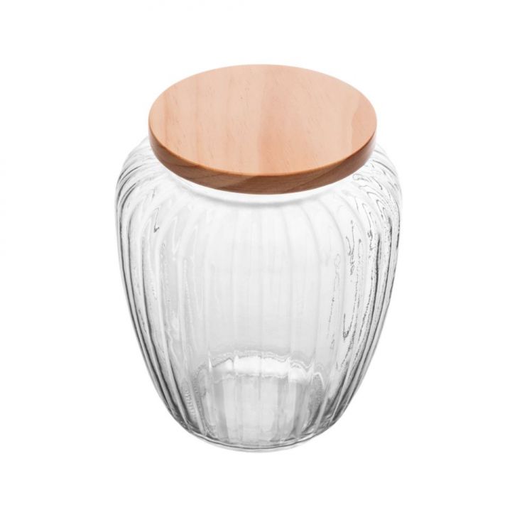 Pote para Mantimentos Pinus Transparente 1,9 L