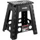 Banqueta plástica dobrável preta altura 450 mm VONDER