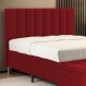 Cabeceira Nashira 195 para Cama King N-033 Veludo Vermelho Aradecor