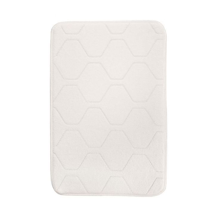 Tapete de Banheiro Touch 01 Branco 0,60X0,80M - Edantex