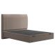 Cama Casal Flutuante Baú Cabeceira 140cm Fly S05 Linho Bege - Mpozenato