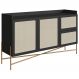 Aparador Balcao Buffet 139 Cm Pes Metal 28969 Oslo Hanover Artesano