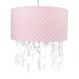 Lustre Tubular Cristais Ursinha Princesa Quarto Bebê Infantil Menina