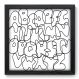 Quadro Decorativo - Alfabeto - 090qdrp