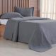Kit Colcha Casal Miraggio New Soft 220x240cm Grafite