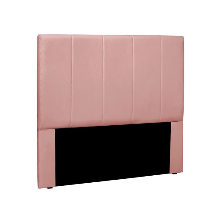 Cabeceira King Ravenna Veludo Rosa