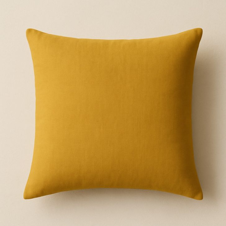 Almofada Stone Amarela 50x50 cm