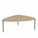 Mesa de Centro Organica Pe Metal Preto Hanover 28014 Artesano