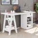 Mesa De Computador Pote Branco