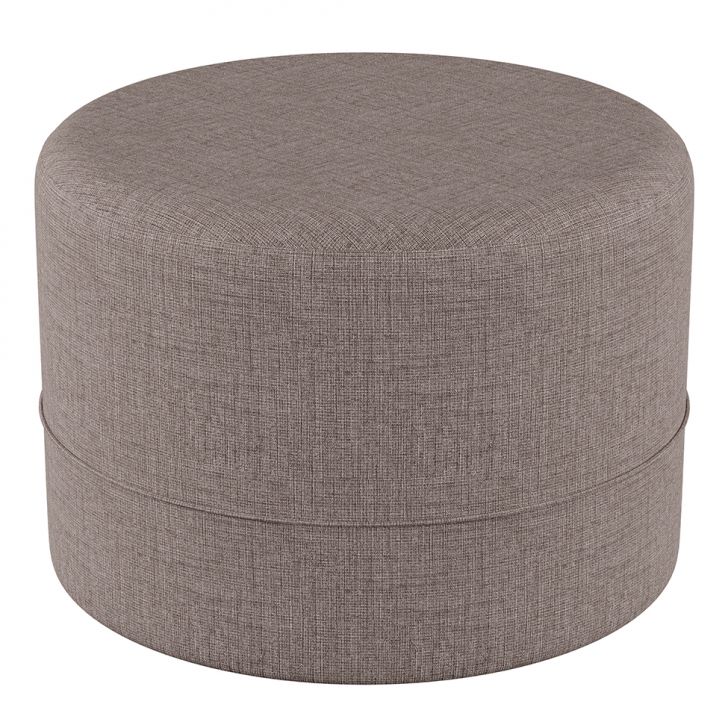 Puff Oxford Cinza 62 cm