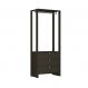 Guarda-Roupa Closet Modulado Yes 3 Gavetas Grafite
