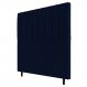 Cabeceira Cama Box Solteiro Itália 90cm Veludo Azul Marinho - Desk Design