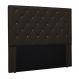 Cabeceira Decorativa Queen Size 1,60M Tàzio PU Marrom G63 - Gran Belo