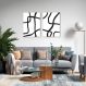 Quadro Boho Linhas Abstratas 122x86 2-86x60 Sem Moldura