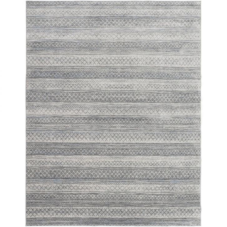 Tapete Retangular Mykonos Lis Veludo (140x200) Cinza